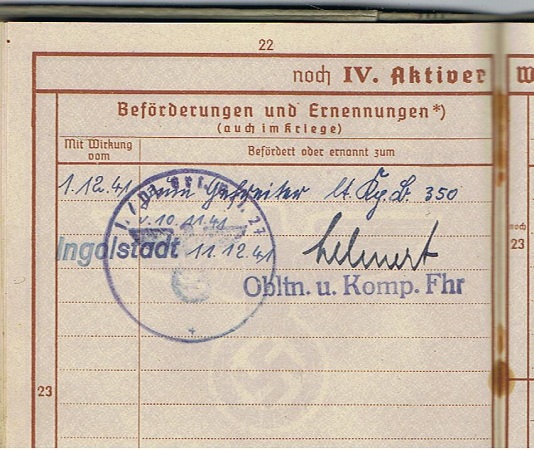 Wehrpass Sturmboot Pionier 268.Infanterie-Division KIA 1942 - Image 5