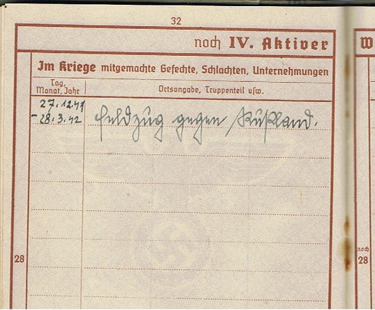 Wehrpass Sturmboot Pionier 268.Infanterie-Division KIA 1942 - Image 6
