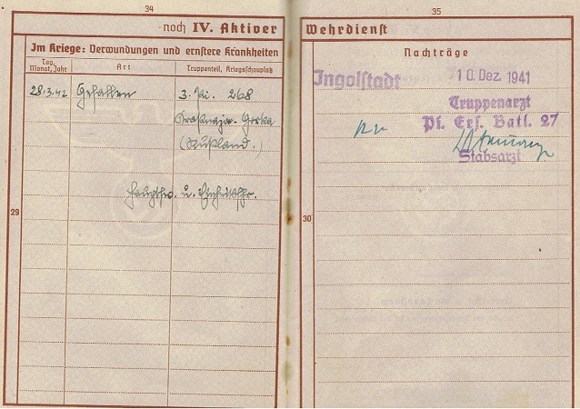 Wehrpass Sturmboot Pionier 268.Infanterie-Division KIA 1942 - Image 7