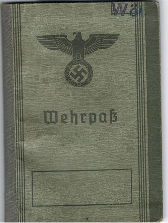 Wehrpass Obergefreiter IR313 337.Infanterie-Division KIA 1943