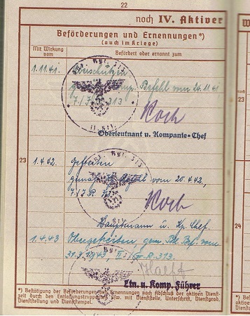 Wehrpass Obergefreiter IR313 337.Infanterie-Division KIA 1943 - Image 5