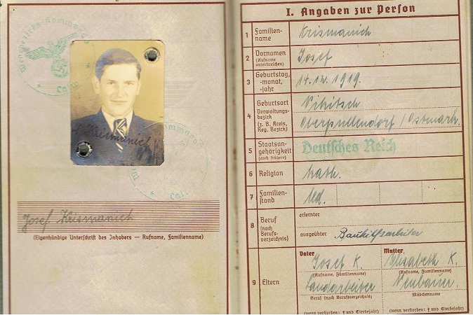 Wehrpass Gefreiter IR470 260.Infanterie-Division KIA 1942 Moscow - Image 2