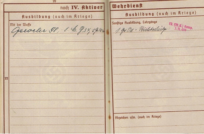 Wehrpass Gefreiter IR470 260.Infanterie-Division KIA 1942 Moscow - Image 4