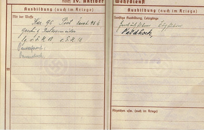 Wehrpass Wachtmeister Artillerie Russia 161.ID 355.ID 562.VGD - Image 4