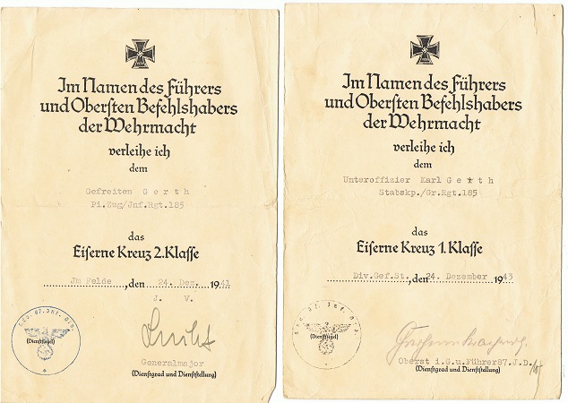 CCC EK1 group 5 awards NCO IR185 87.Infanterie-Division Russia - Image 3