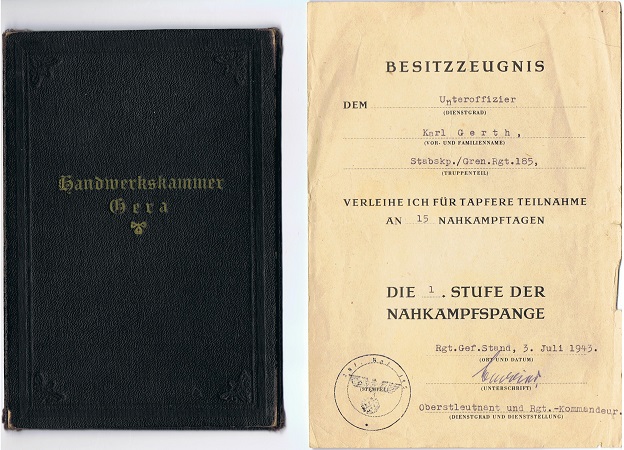 CCC EK1 group 5 awards NCO IR185 87.Infanterie-Division Russia - Image 4