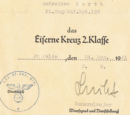 CCC EK1 group 5 awards NCO IR185 87.Infanterie-Division Russia - Image 6