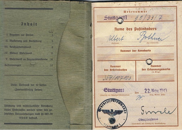 Wehrpass Landwehr-Infanterie-Regiment 119 1914-1917 EK2 - Image 3