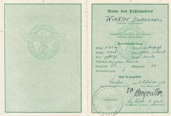 Police pass Rottwachtmeister Gendarmerie Tittmoning - Image 3