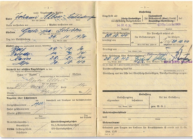 Führungsbuch Marine-Pionier Oberbauamt Wilhelmshaven Westwall - Image 3