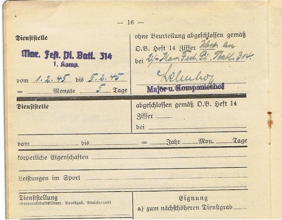 Führungsbuch Marine-Pionier Oberbauamt Wilhelmshaven Westwall - Image 7