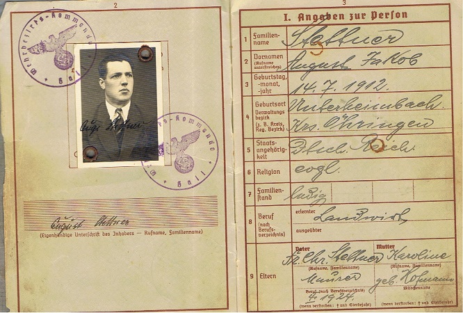 Wehrpass corporal IR529 299.ID KIA 1942 Southern Russia - Image 2