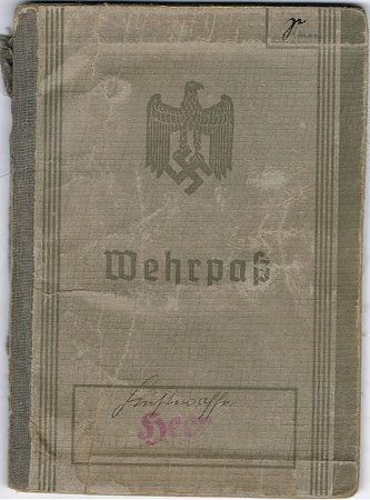 Wehrpass technical inspector Italy France Paris plane salvage
