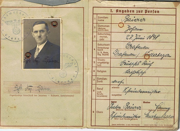 Wehrpass 1937 tailor Grafenau - Image 3