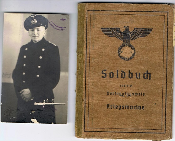 Soldbuch Fähnrich Ing. SMS Schleswig Holstein navy schools