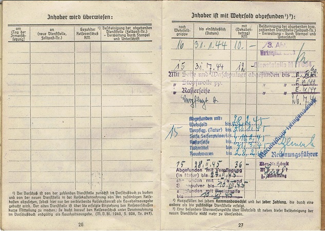 Soldbuch Fähnrich Ing. SMS Schleswig Holstein navy schools - Image 7