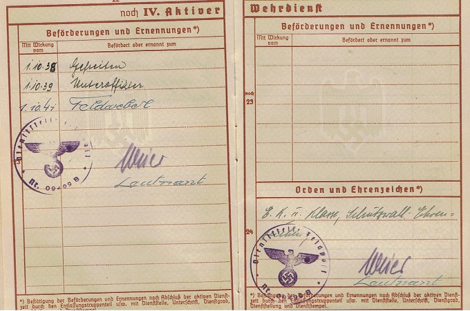 Wehrpass group Feldwebel Infanterie 34.ID 112.ID KIA Russia 1941 - Image 4