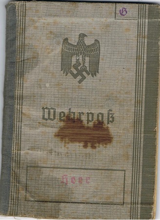Wehrpass Feldwebel IR526 298.ID army construction Russia Italy