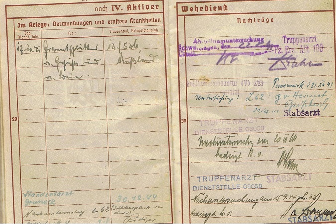 Wehrpass Feldwebel IR526 298.ID army construction Russia Italy - Image 7