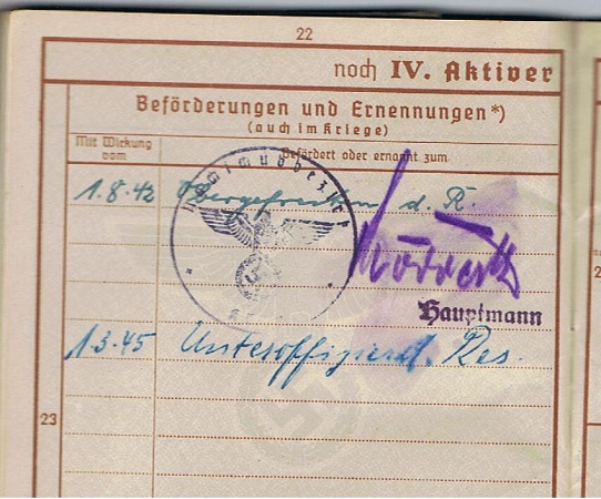 Wehrpass NCO Luftwaffe (ammunition) supply Köln Air District VI - Image 5
