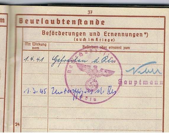 Wehrpass NCO Luftwaffe (ammunition) supply Köln Air District VI - Image 7