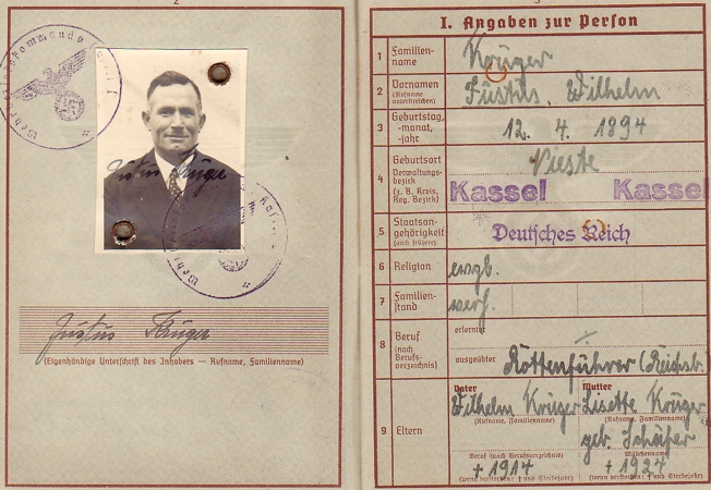 Wehrpass Militärpass Gefreiter Artillerie Nachrichten 1914-1918 - Image 2