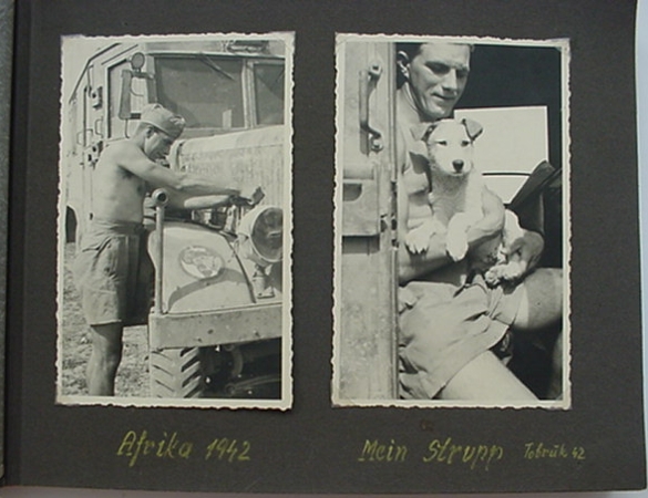 JG27 Africa grouping photo album and award documents - Image 6