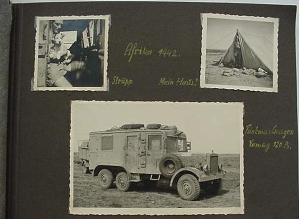 JG27 Africa grouping photo album and award documents - Image 7