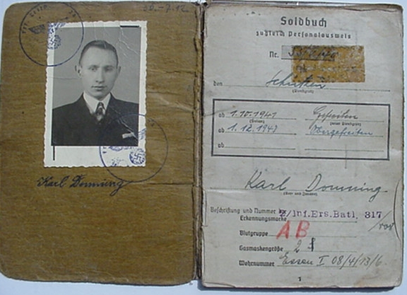 Soldbuch drivers licence Corporal Frontleitstelle Russia - Image 3