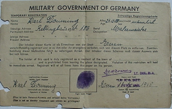 Soldbuch drivers licence Corporal Frontleitstelle Russia - Image 7