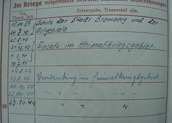 Wehrpass Sergeant Airplane mechanic Uberführungs Geschwader - Image 6