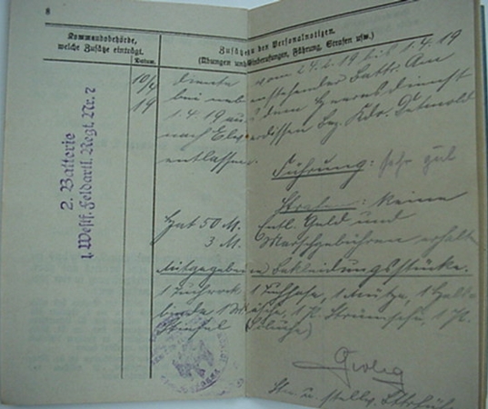Passes WW1 Infantryman and Kyffhäusebund member - Image 6