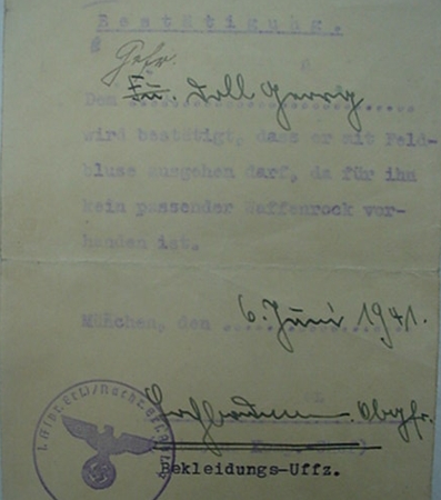 Documents Lance Corporal Intelligence schooling unit Munich - Image 2