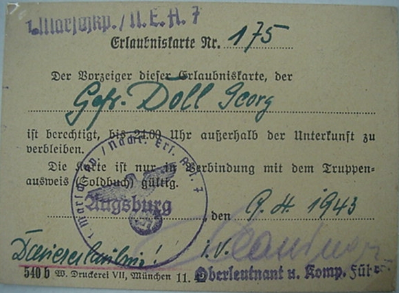 Documents Lance Corporal Intelligence schooling unit Munich - Image 3