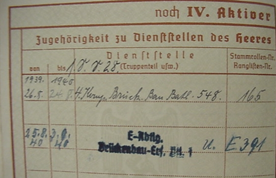 Wehrpass Sergeant Engineer Poland Holland Belgium France - Image 4