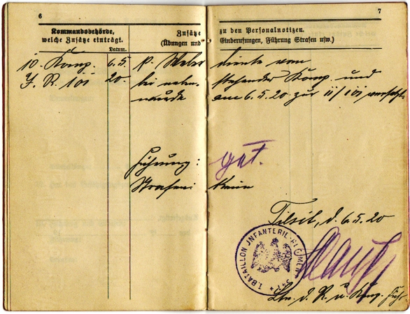Documents passes National Bank and Army medical branch paymaster - Image 6