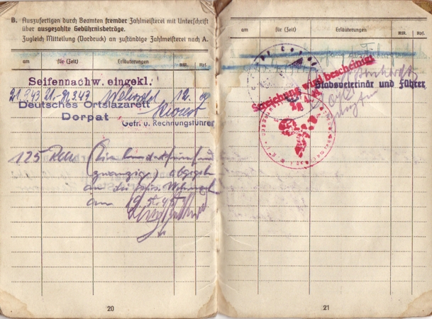 Soldbuch Corporal horses hospital KURLAND armband - Image 6