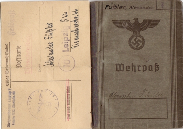 Wehrpass documents ground personnel NJG2 night fighter squadron - Image 5