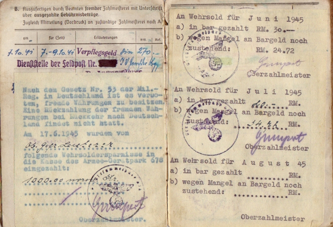 Soldbuch Corporal Army technical supply units Lapland Shield - Image 6
