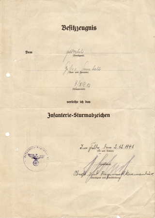EK1 grouping Feldwebel Infanterie-Regiment 82 31.ID Russia - Image 3