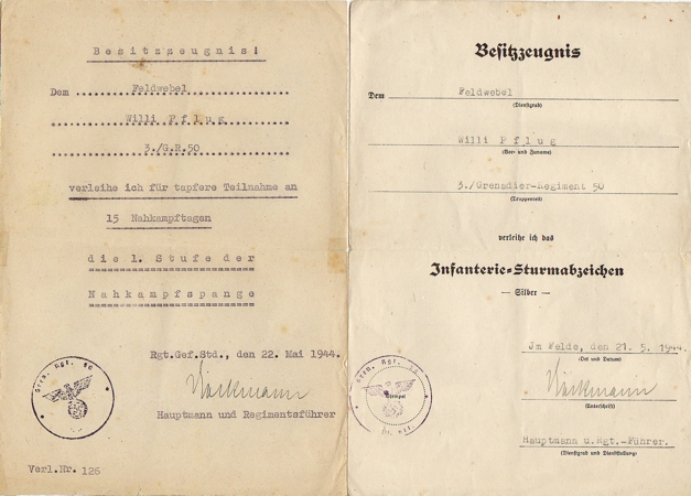 EK1 grouping Feldwebel IR50 111.ID Southern Russia 5 awards - Image 3