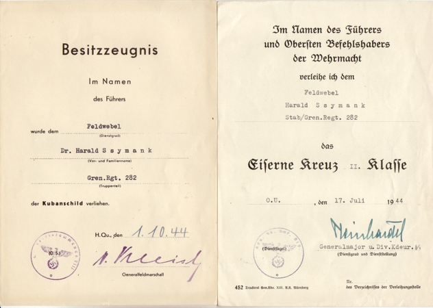 Grouping 7 awards NCO Infanterie-Regiment 282 98.ID 1942-44 - Image 5
