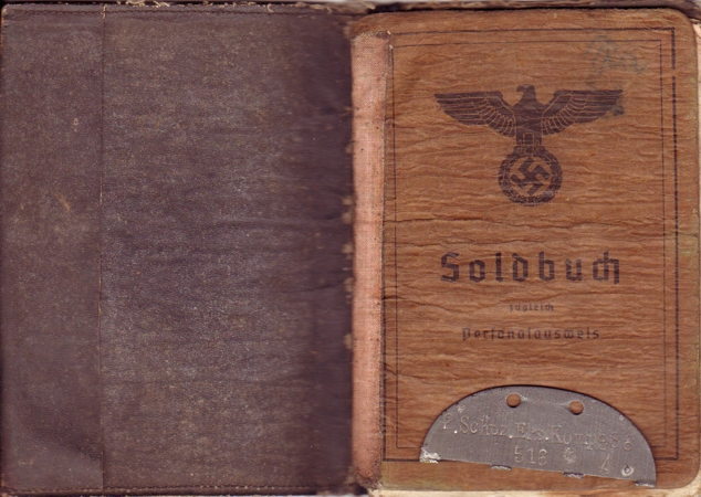 Soldbuch Obergefreiter 291.ID 338.ID Russia France 1941-44