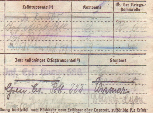 Soldbuch Obergefreiter 291.ID 338.ID Russia France 1941-44 - Image 4