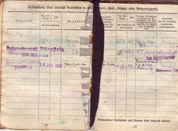 Soldbuch Obergefreiter 291.ID 338.ID Russia France 1941-44 - Image 6