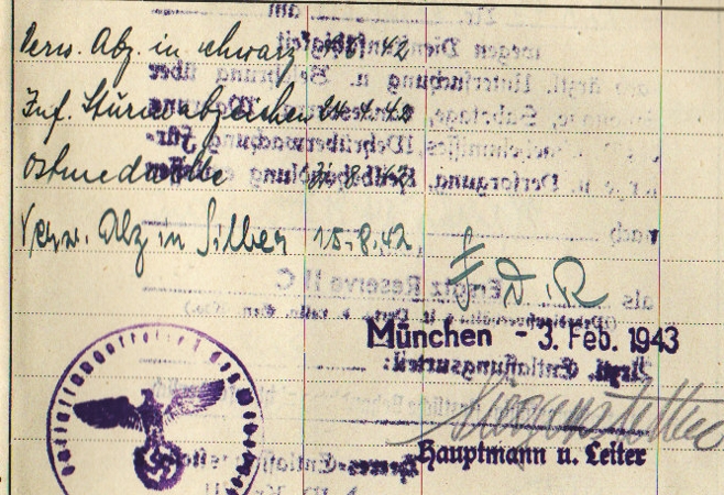 Wehrstammbuch Gefreiter IR19 7.Infanterie-Division Middle Russia - Image 7