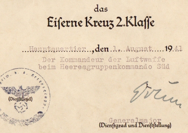 EK1 grouping Corporal Flakregiment 61 Greece Russia 5 awards - Image 6