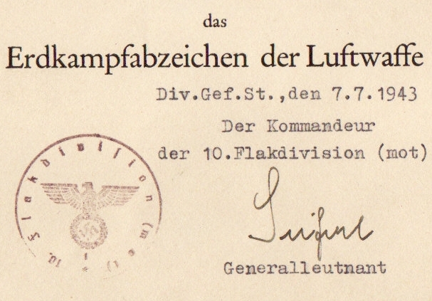 EK1 grouping Corporal Flakregiment 61 Greece Russia 5 awards - Image 7