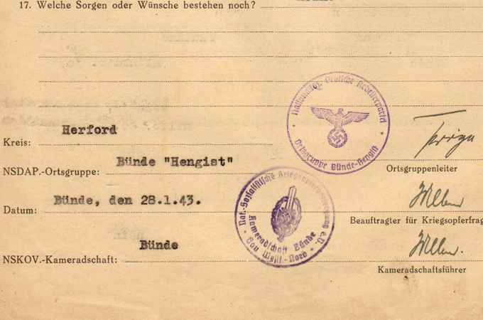 NSKOV documents Gefreiter Infanterie-Division Gross Deutschland - Image 3