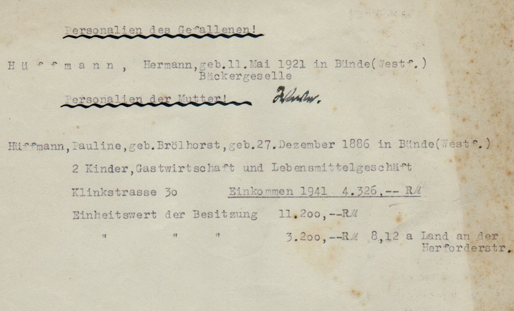 NSKOV documents Gefreiter Infanterie-Division Gross Deutschland - Image 4